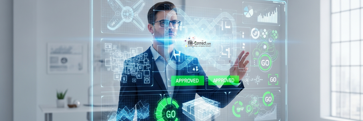 Beschaffungsstrategie und Genehmigungen zum Projektstart im Ausschreibungsprozess strukturiert dargestellt