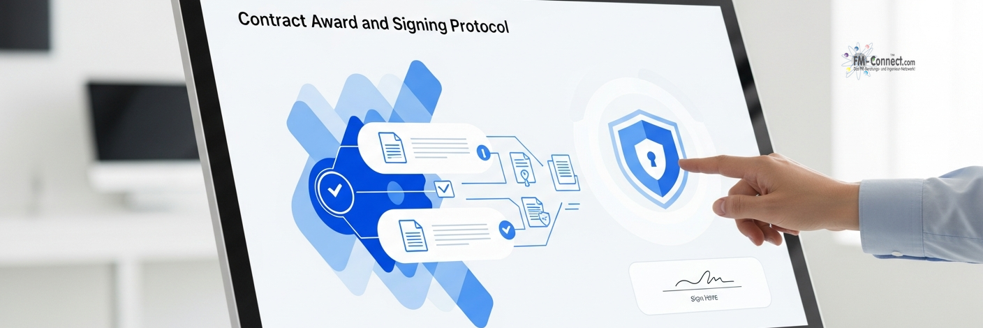 Vertragsvergabe und Unterzeichnungsprotokoll zur rechtskonformen Dokumentation von Vertragsabschlüssen im Vergabeprozess