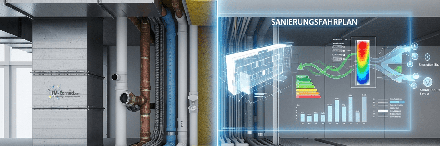 Sanierungsfahrplan für digitale und nachhaltige Modernisierung von Gebäuden