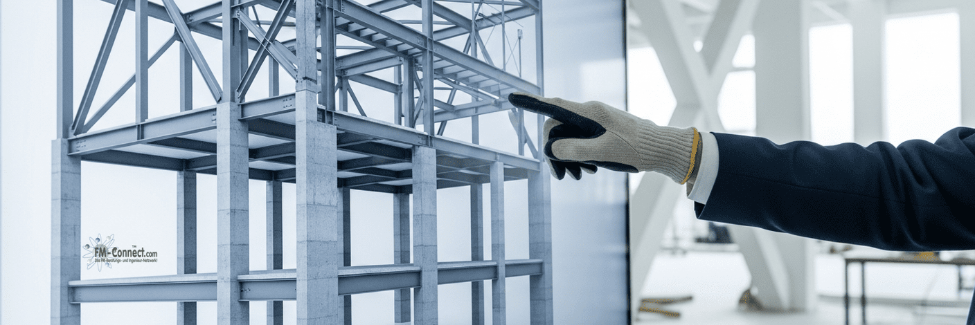 Tragwerk für zukunftsfähige Gebäude und nachhaltige Baukonstruktionen
