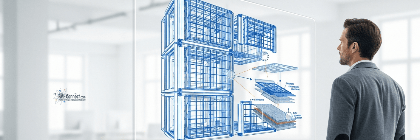 Demontagegerechtes Design für kreislauffähige und wiederverwendbare Bauwerke